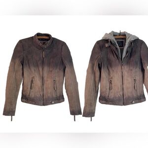 Brown Leather Women's Jacket